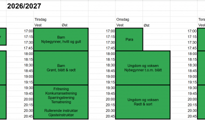 Partioppsett Molde skoleåret 2026/2027